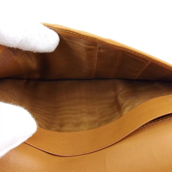 CELINE length wallet macadam beige PVC ?~ leather Authentic Used - Picture 4 of 8